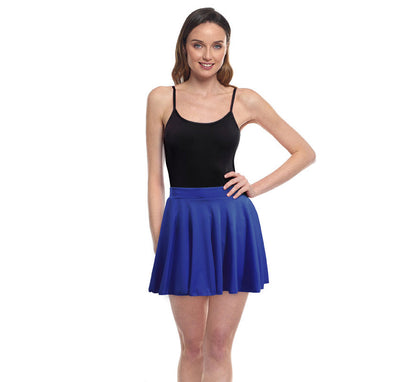 Falda de Vuelo azul oscuro para mujer