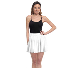 White flight skirt for women