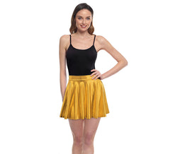 Golden flight skirt for women
