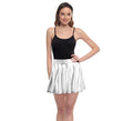 Falda de Vuelo plateada para mujer