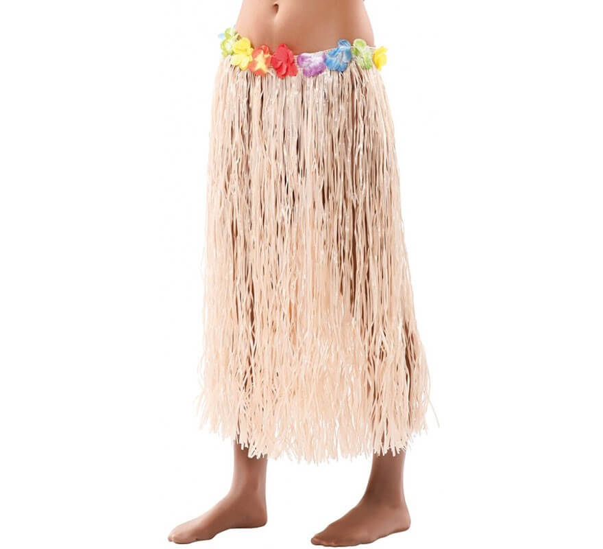 Translation missing: en.Falda Hawaiana con flores 80 cm