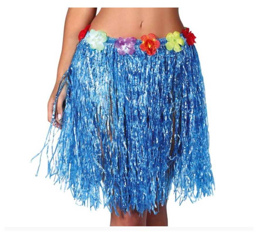 Translation missing: en.Falda Hawaiana con Flores en varios colores 50 cm