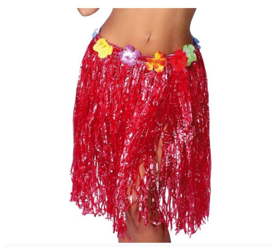 Translation missing: en.Falda Hawaiana con Flores en varios colores 50 cm
