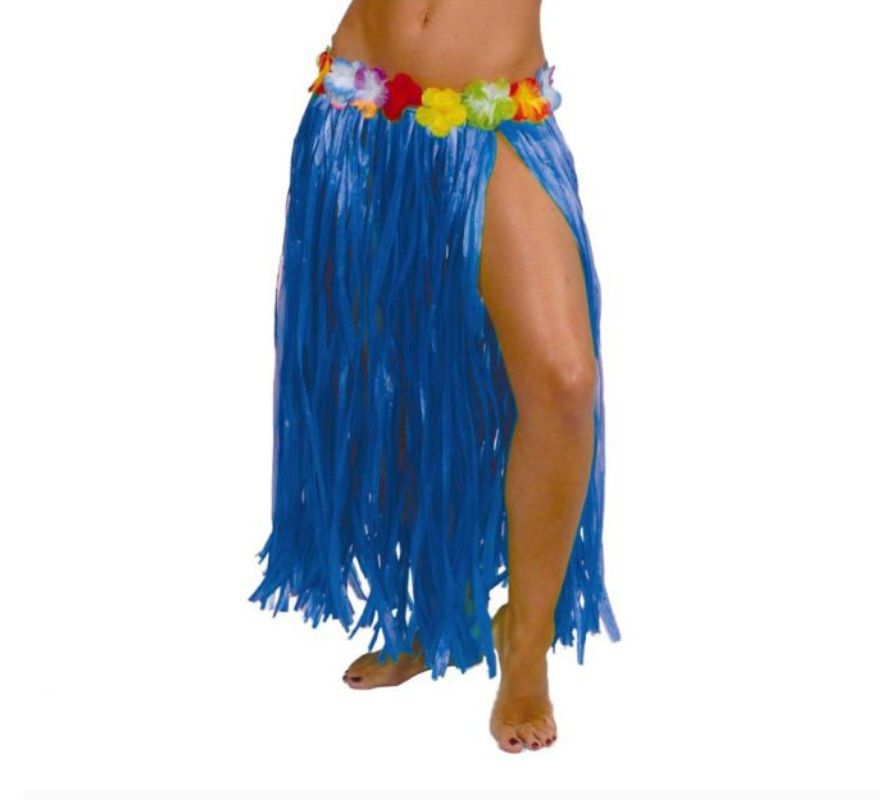 Translation missing: en.Falda Hawaiana con Flores en varios colores 75 cm