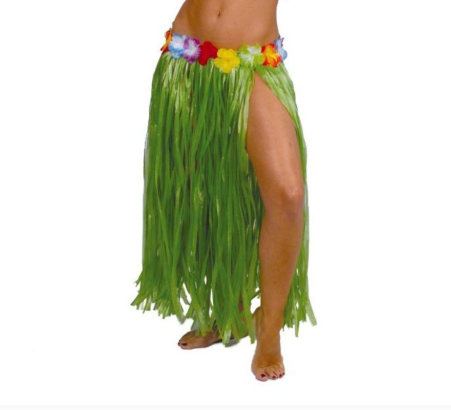 Translation missing: en.Falda Hawaiana con Flores en varios colores 75 cm