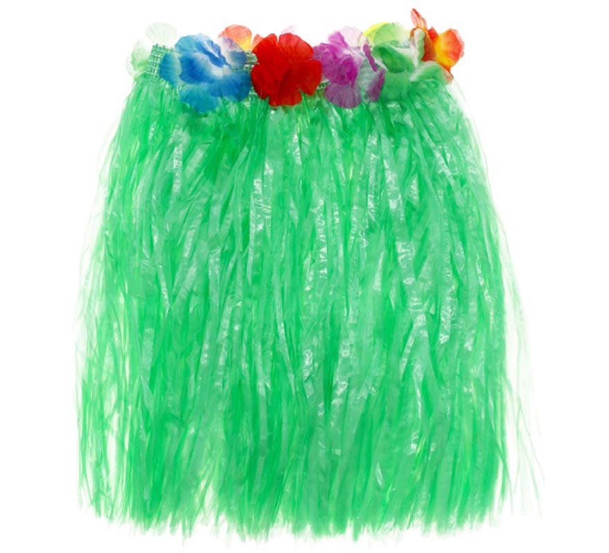 Falda Hawaiana de 40 cm para mujer en varios colores