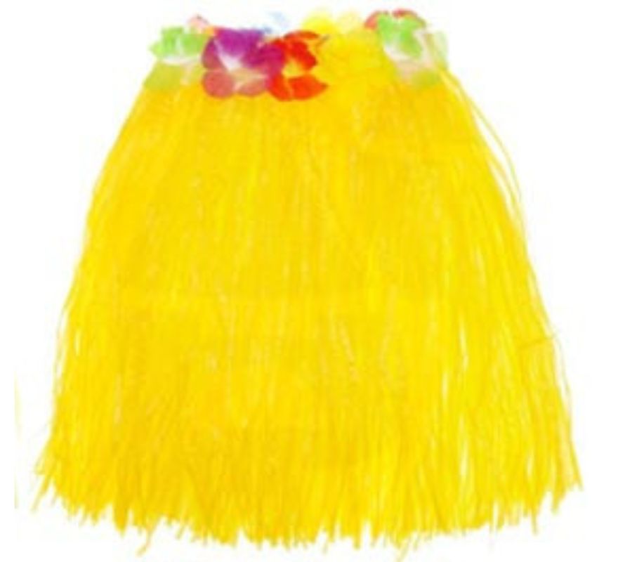 Falda Hawaiana de 40 cm para mujer en varios colores