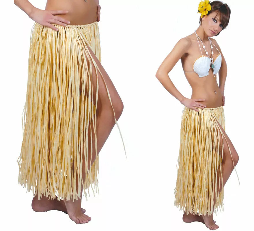 Falda Hawaiana de Paja de 70 cm