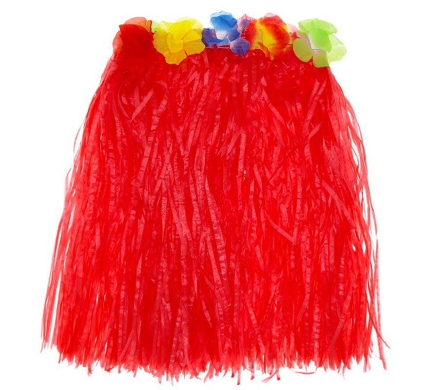 Falda Hawaiana de 40 cm para mujer en varios colores