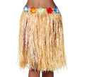 Falda Hawaiana Flores de Paja de 55 cm