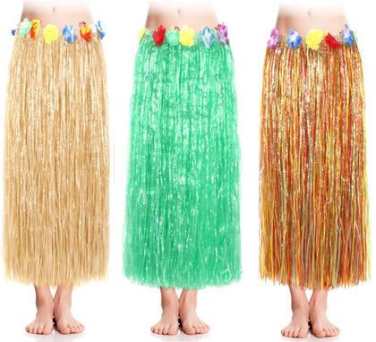 Falda Hawaiana de 80 cm para mujer en varios colores