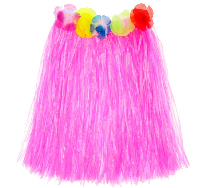 Falda Hawaiana para mujer de 60 cm en varios colores