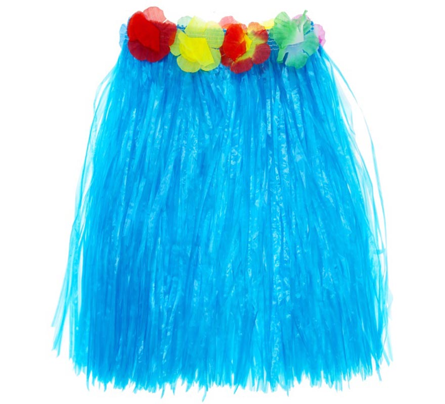 Falda Hawaiana para mujer de 60 cm en varios colores