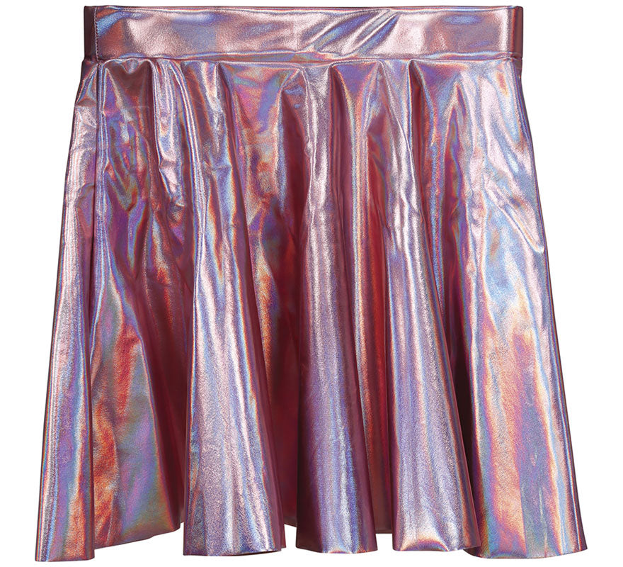 Translation missing: en.Falda rosa pin up efecto brillante para mujer