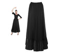 Falda Sevillana doble Volante negro para mujer