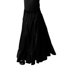 Black Sevillana Skirt with Ruffle for girl