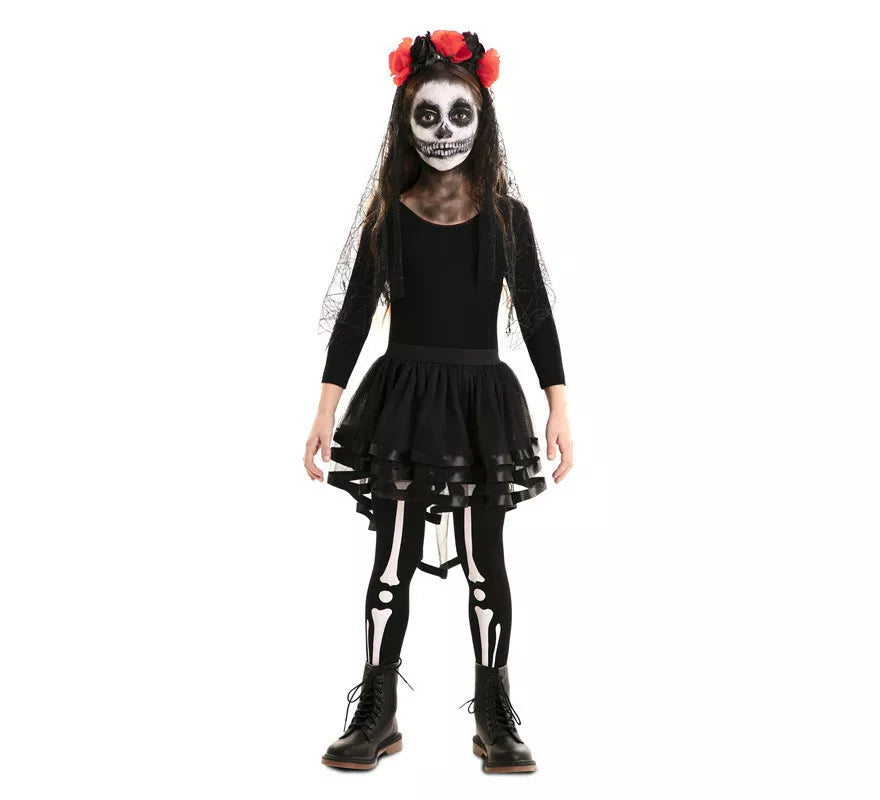 Translation missing: en.Falda y Tiara Día de los Muertos para niña