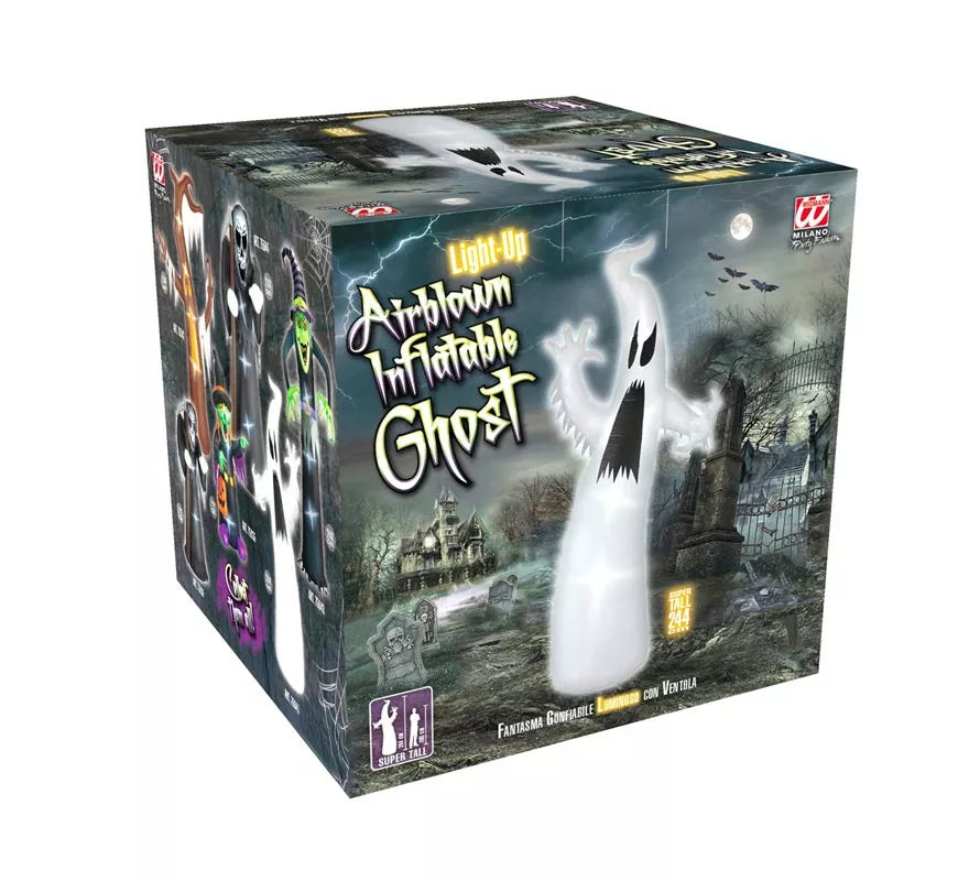 Translation missing: en.Fantasma Auto Hinchable de Halloween con Iluminación de 244 cm