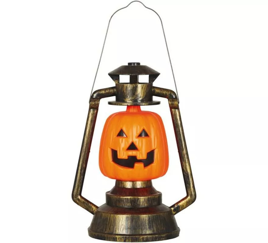Farol de Calabaza con Luz de 32 cm