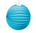 Farol Esférico de papel de 26 cm. de color azul