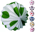 Farolillo blanco con lunares grandes en varios colores