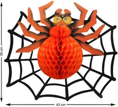 Lantern with Spider and Cobweb 43X39 cm