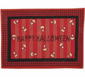 Felpudo Rojo Happy Halloween de 67x49 cm