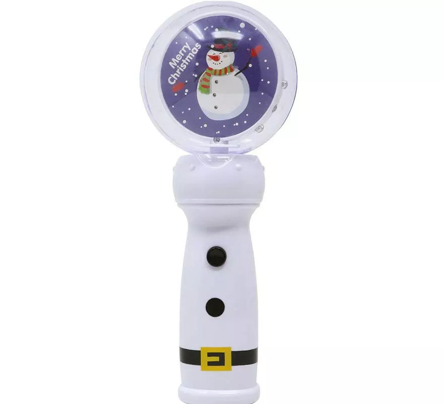 Translation missing: en.Figura de Muñeco de Nieve con varita bola y leds de 21 cm