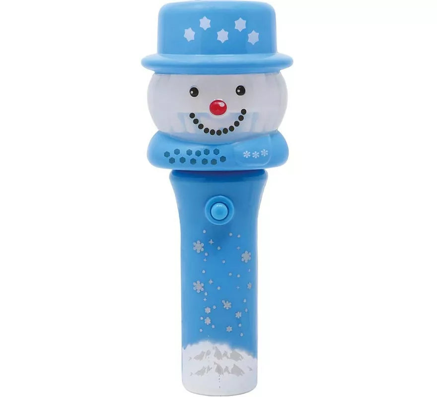 Translation missing: en.Figura de Muñeco de Nieve con varita y luz de 13 cm