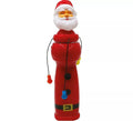 Figura de Papá Noel con varita giratorias y luz de 22 cm