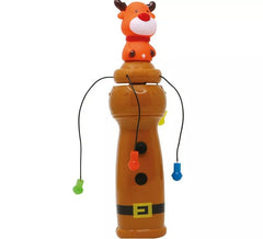 Reindeer figure with spinning wands and light 22 cm