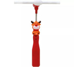 Reindeer figure with fan wands and 32 cm LEDs