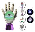 Figura Halloween decorativa con base y luz en modelos surtidos