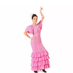 Pink Flamenco costume for women