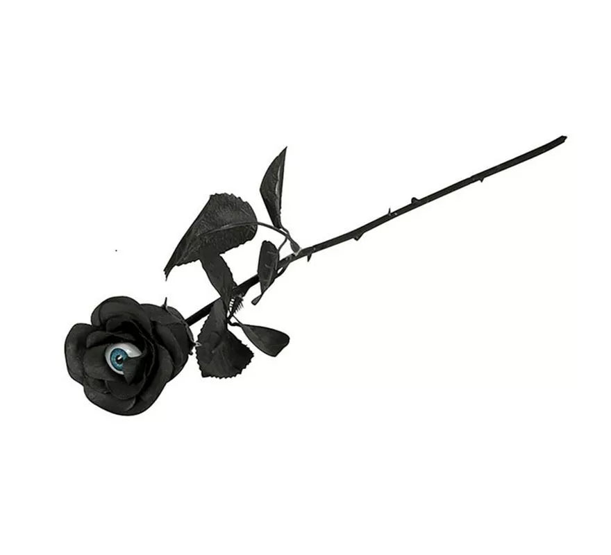 Translation missing: en.Flor azul y negra con Ojo de 42 cm