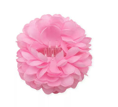 Flower with hair clip in various colors 11 cm