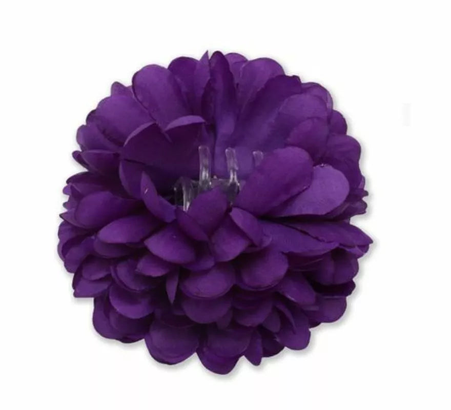 Translation missing: en.Flor con pinza para el cabello en varios colores de 11 cm