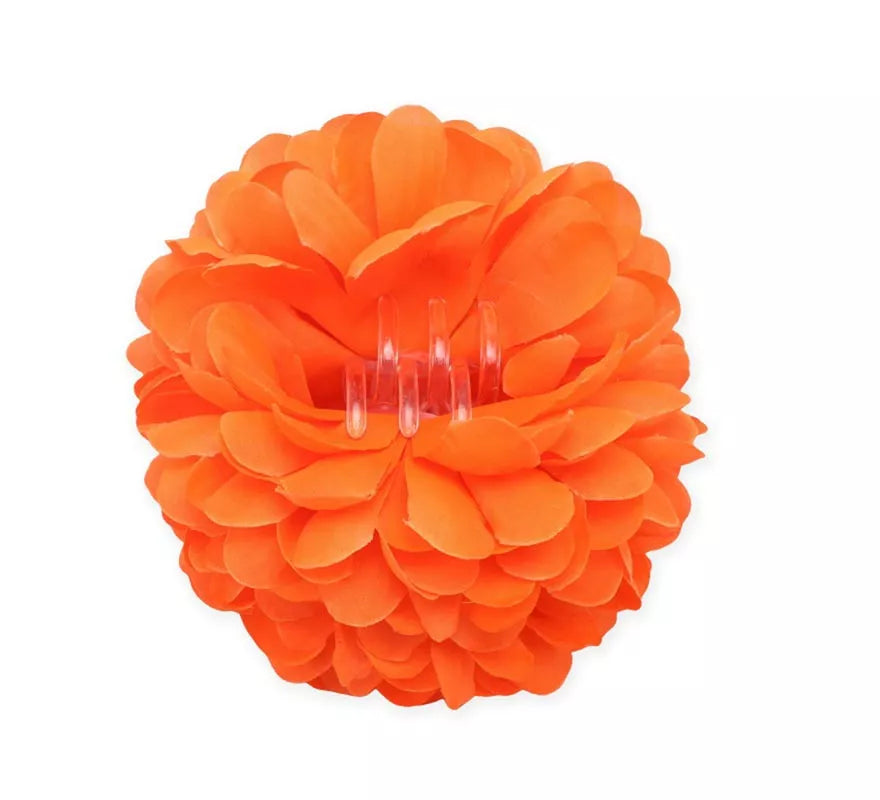 Translation missing: en.Flor con pinza para el cabello en varios colores de 11 cm