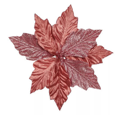 Flor de Navidad Cobre de 22 cms