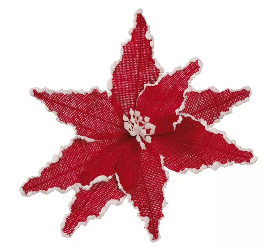 Flor de Navidad Roja de 30 cms