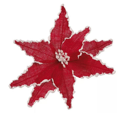 Flor de Navidad Roja de 30 cms