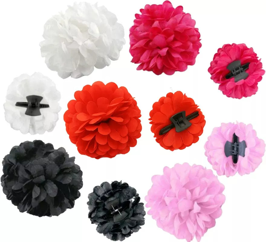 Translation missing: en.Flor Sevillana o Chulapa de 8 cm con pinza en varios colores