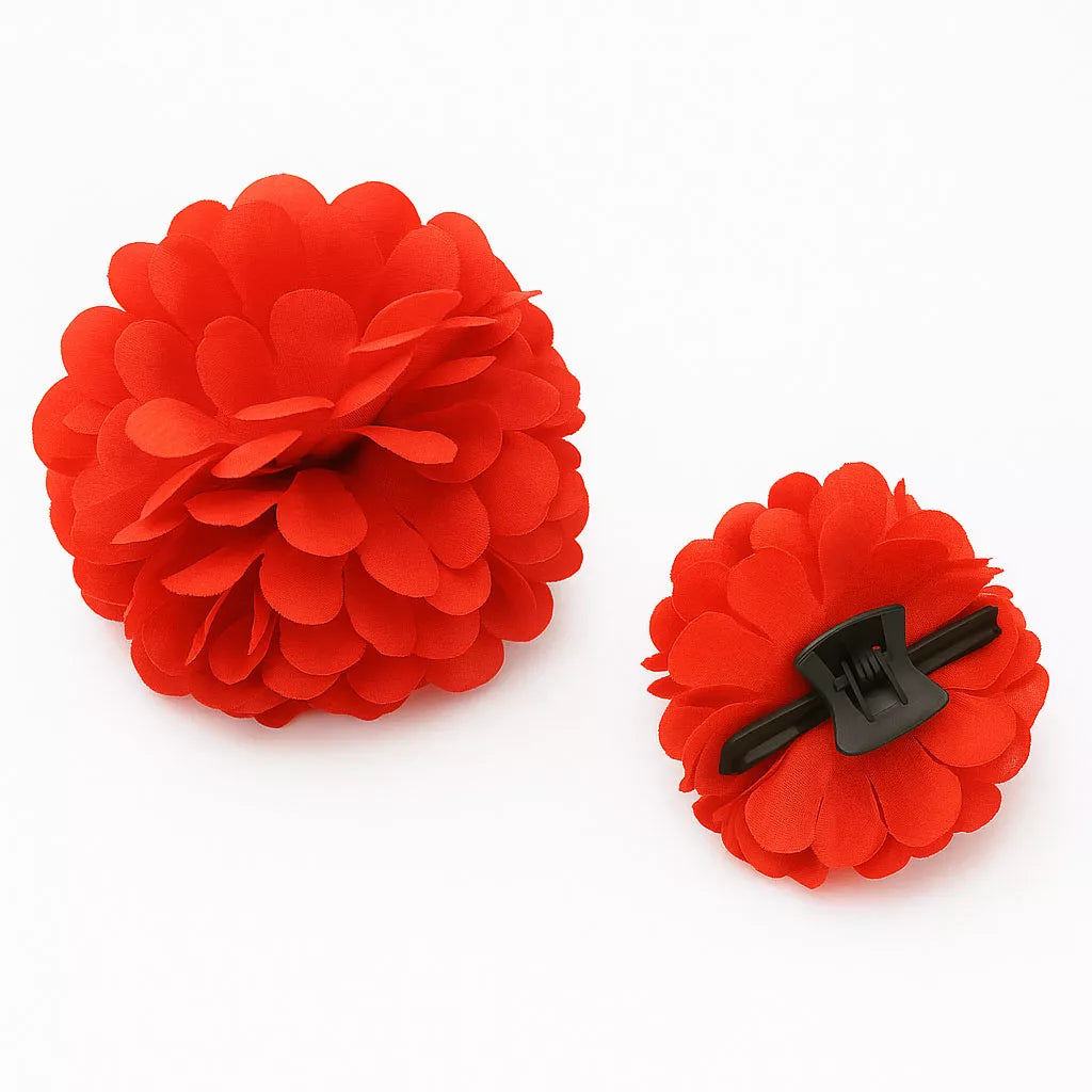 Translation missing: en.Flor Sevillana o Chulapa de 8 cm con pinza en varios colores
