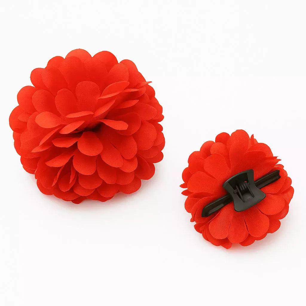 Translation missing: en.Flor Sevillana o Chulapa de 8 cm con pinza en varios colores