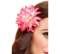 Pink Hawaiian Tropical Flower with Fork