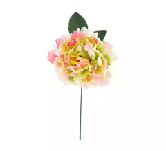Green and pink flower, 14 cm