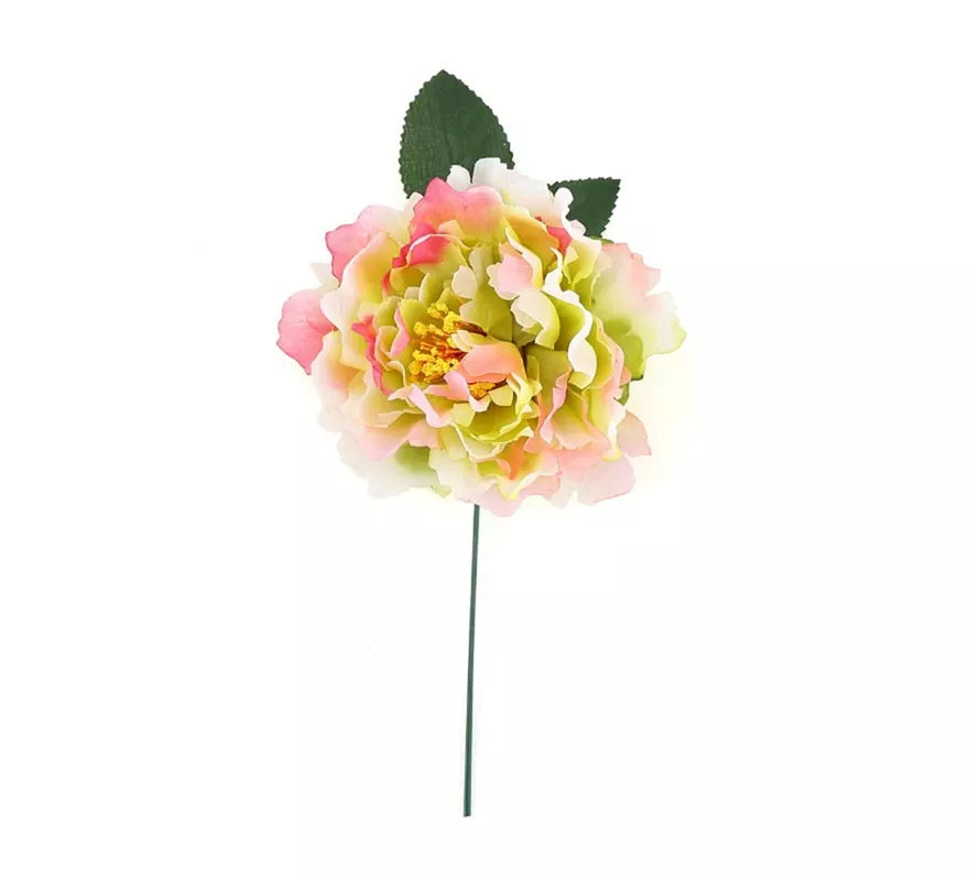 Translation missing: en.Flor verde y rosa de 14 cm