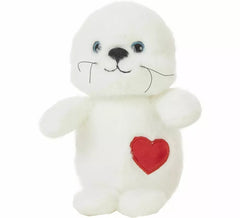 Stuffed Seal with Heart in various sizes