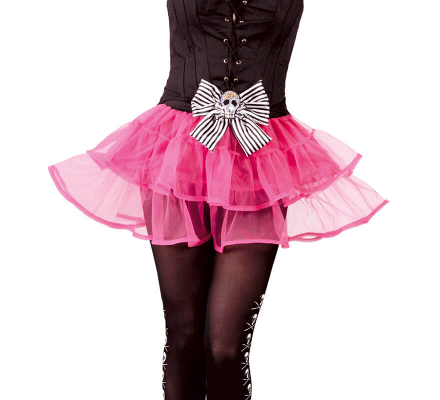 Translation missing: en.Tutú rosa de Pirata con calavera para mujer