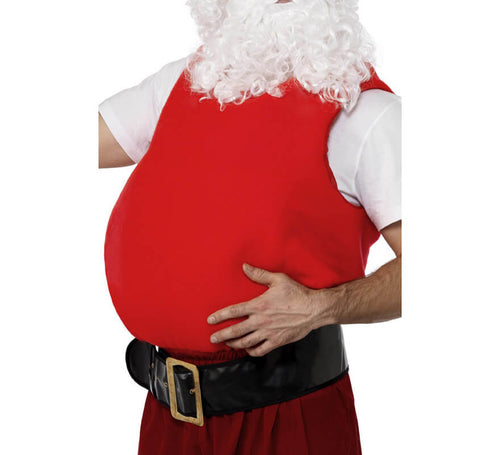 Barriga de Papá Noel en color Rojo para Navidad